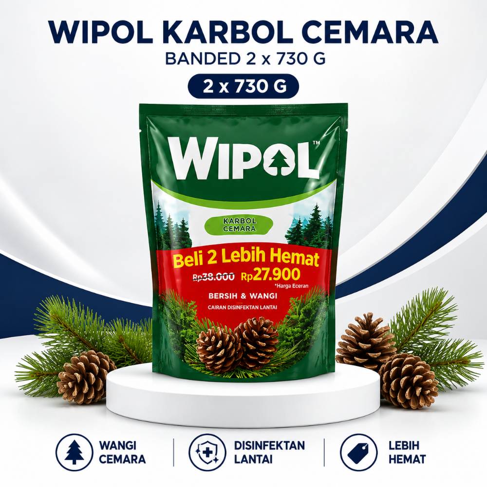 WIPOL KARBOL CEMARA